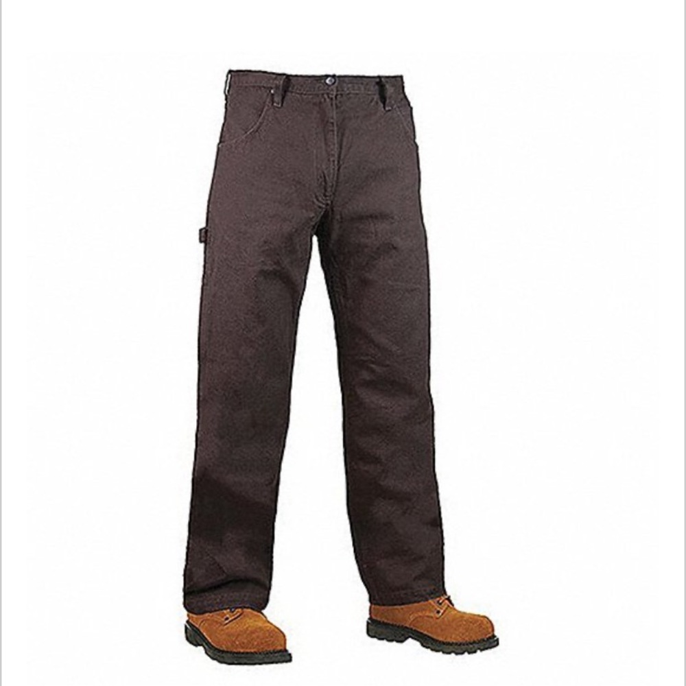 Tough Duck Work Pants WP021 Chestnut Colour 12Ib Sz 34W x 32L. NWT.